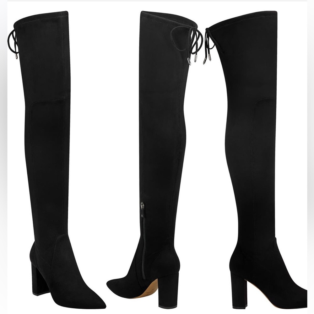 Marc Fisher Ulona Over the Knee Suede Boots 7.5